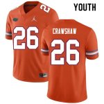 Youth Florida Gators #26 Jeremy Crawshaw NCAA Nike Orange Authentic Stitched College Football Jersey LYG8862CG